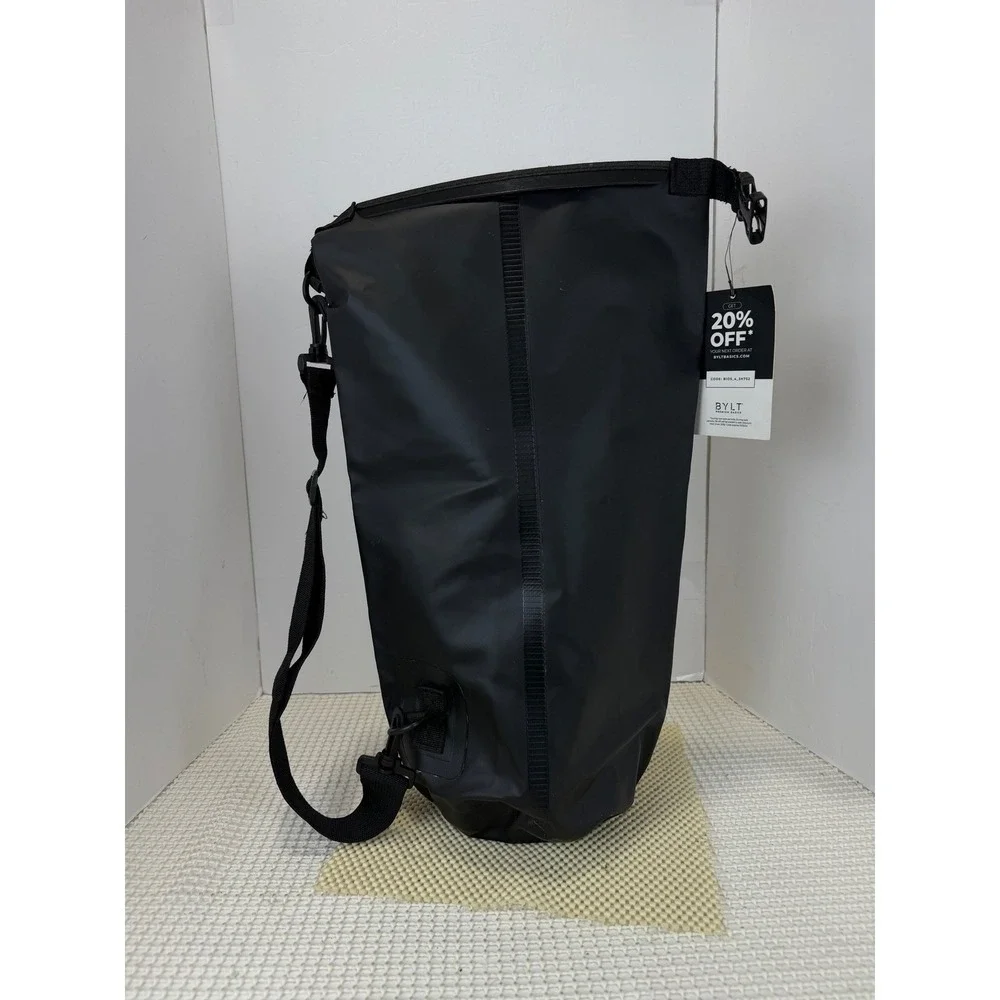 BYLT Premium Basics Dry Bag Black Waterproof Roll Top Shoulder Strap NEW